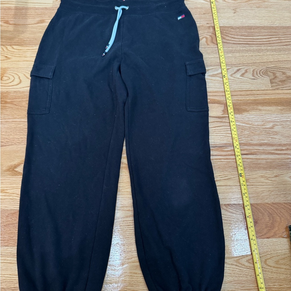 Tommy Hilfiger Black Sweatpants Comfortable Joggers